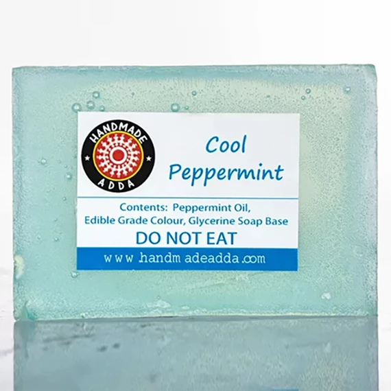 Cool peppermint soap
